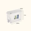 3.5L Water Kettle With Faucet Beverage Dispenser Cold Juice Lemonade Drinks Bucket Liquid Storage Tank Outdoor Fridge Organizers - Image 6