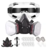 New 7-in-1/16-in-1 Black 6200 Dust Mask Half Face Respirator Spray Paint Organic Vapor Chemical Gas Filter Gas Mask Work Safety - Image 8