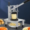 Manual Fries Machine Commercial Vegetable Fruit Meat Chopper Dicer Cutting Machine Stainless Steel Potato Cutter Vertical Dicer - Image 11