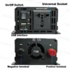 7000W Solar Kit with 2*500W Panels 5V/1.5A USB 100A Controller RV Camping CE/UL Certified DC 12V to AC 110V/220V Inverter Home - Image 15