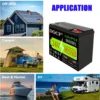 24V 🔋12000Wh 500Ah LiFePO4 Lithium Battery, Built-in 200A BMS, Rechargeable Battery, for RV/Camper, Solar, Marine, Overland/V - Image 4