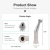 ELIJAH Dental Low Speed Handpiece E-Type FX205 Contra Angle Push Button 1:1 Drive External Water Spray Handpiece Dentistry Tools - Image 2