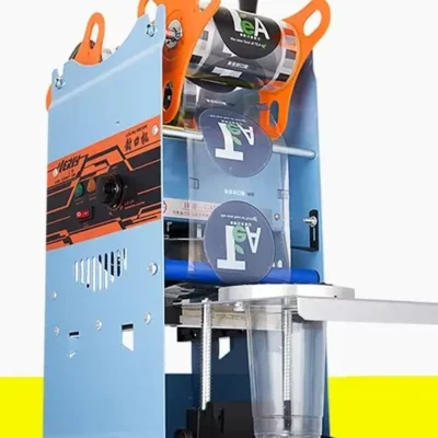 Commercial Small Household Milk Tea Shop Soy Milk High Plastic And Paper Cup Semi-Automatic Hand Pressure Sealing Machine