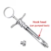 1 Set Dentistry Injection Syringe Hook-headed Sharp Head Stainless Steel Dental Aspirating Syringe Surgical Instrument 1.8ML - Image 4