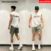 American Style Vest Men Summer 2025 New 100% Cotton Sport Sleeveless Tee Fitness Swimm Run Vest Quick Dry Y2k Top men clothing - Image 5