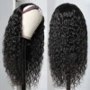 Water Wave Headband Wigs Remy Human Hair Wig Ready To Wear Glueless Brazilian Kinky Curly Headband Human Hair Wig for Women 180% - Image 3