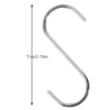 10PCS Stainless Steel S Hooks, Multi-purpose Kitchen & Bathroom Hanging Hooks, Clothing & Home Storage Hooks - Image 7
