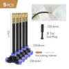 5/10pcs 20cm 360° Rotary Irrigation Brass Spray Support 6/8/10/12/16mm Hose Quick Connection Tee Adjustable Atomization Nozzle - Image 16
