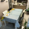 Plant Flower Leaves Coffee Table Runner Tablecloth Table Party Decoration Oilcloth on Table Protector Table Cloth Rectangular - Image 20