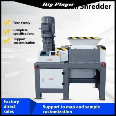 600 Type Hydraulic Single Axis Shredder, Hard Plastic Block Crusher, Film Woven Bag Garbage Machine Head Material Crusher