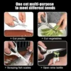 [:en]Professional 8.5-inch Stainless Steel Kitchen Scissors with Aluminum Alloy Handle - Perfect for Cutting Chicken Bones Meat Fish[:ar]Professional 8.5-inch Stainless Steel Kitchen Scissors with Aluminum Alloy Handle - Perfect for Cutting Chicken Bones Meat Fish[:] - Image 6