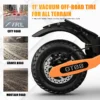 Top Speed 46MPH Elite 5600W Dual Motor Adult Electric Scooter 60V27AH 11-inch Off-Road Tires Sport Folding eScooter withSeat Pro - Image 4