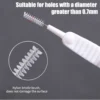 Shower Nozzle Cleaning Brush, White Multifunction Showerhead Crevice Cleaning Brush For Household, Bathroom Accessories - Image 12