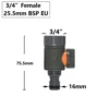 Garden Hose Quick Connector 1/2 3/4 1 Inch Pipe Coupler Stop Water Connector 16/20/32mm Repair Joint Irrigation System Fitting - Image 11