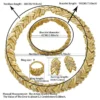 Dubai Jewelry Set For Woman 18K Gold Plated Luxury Necklace Earrings Bracelet and Ring Set Jewelry Wedding Party Trending - Image 6