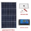 Outdoor Solar Panel 600W 12V Polycrystalline USB Power Portable Rechargeable Solar Cell Solar Generator for Home Lighting Camp - Image 9