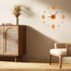 Creative Frameless DIY Wall Clock Wall Decal Home Silent Clock Living Room Office Wall Decoration - Image 3