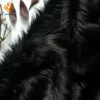 9cm BLACK Mohair Long Pile Faux Fur Fabric Perfect for Fursuit, Cosplay Costume, Photo Prop, Trim, Throw Pillow, Crafts 25x45cm - Image 2