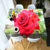 Plant Flower Leaves Coffee Table Runner Tablecloth Table Party Decoration Oilcloth on Table Protector Table Cloth Rectangular - Image 21