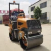 2 Ton Ride-On Double Drum Roller, Hydraulic Vibratory Compactor for Road Construction & Paving - Image 2