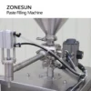 ZONESUN Paste Filling Machine Servo Motor Viscous Liquid Cream Honey Ketchup Chili Sauce Packaging Production Line ZS-GY1SM - Image 2