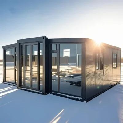 Shipping Container House Prefab Homes Modular 30ft Ca with Bathroom Kitchen Off Grid Design Waterproof Structure