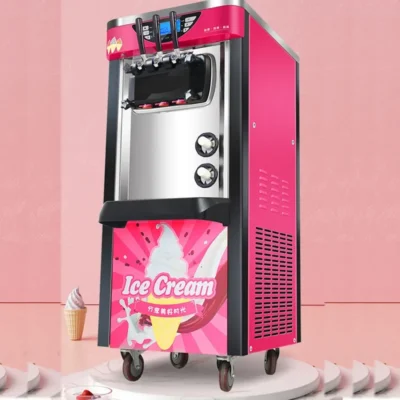 Ice Cream Machine Commercial Desktop Smart Cone Machine Sundae Machine Automatic Vertical Ice Cream Machine