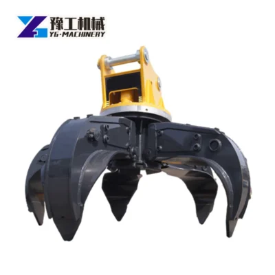 Hydraulic Scrap Grapple Claw, Heavy-Duty Tool for Demolition, Recycling & Industrial Applications