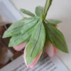 6Pcs Silk Tulip Bouquet Powder Vase for Home Party Festive Decoration Diy Wedding Decorative Wreath Christmas Artificial Flowers - Image 5