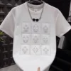 2025 summer new men's versatile heavy industry letter steel print short sleeve t-shirt fashion casual crew neck pullover top - Image 7