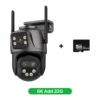 6K 9MP HD IP Camera Outdoor Three-Lens External WiFi Camera 4K/2K Dual Screen Security PTZ Cam Auto Tracking Surveillance iCSee - Image 14