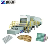 Wholesale 6000Pcs/Hour Automatic Rotary Recycle Paper Chicken Egg Tray Molding Machine Business Eggs Tray Making Machine