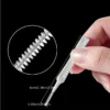 Shower Nozzle Cleaning Brush, White Multifunction Showerhead Crevice Cleaning Brush For Household, Bathroom Accessories - Image 2