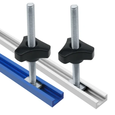 [:en]Universal T Track for Woodworking, Double-Cut Profile T Track and T Bolt Knob, Miter Track Sliding Nut T-Slider T Slot[:ar]Universal T Track for Woodworking, Double-Cut Profile T Track and T Bolt Knob, Miter Track Sliding Nut T-Slider T Slot[:]
