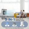 DC Solar Desert Cooler Fan Solar Air Conditioning Evaporative Cooler - Image 4