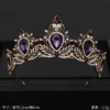 Vintage Baroque Queen Tiara Wedding Crown Bridal Diadem Gold Crystal Rhinestone Head Jewelry Headpiece Wedding Hair Accessories - Image 7