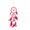 Dream Catcher Car Mini Pure White Feather Wind Chimes Wall Hanging Decor Handmade Catcher Feather Pendant Decoration - Image 14