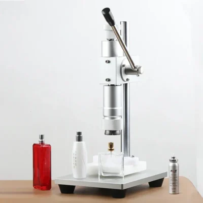 Bottle Sealing Capping Machine for Perfume Essential Oil Bottle Capper Pneumatic/Manual Bottle Diameter 13/15/18MM 20MM Optional