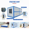 Modular Prefabricated House Container Houses 3 Bedroom Mobile Homes Ready To Live in Luxury Tiny Haus To Living Ca on Wheels - Image 3