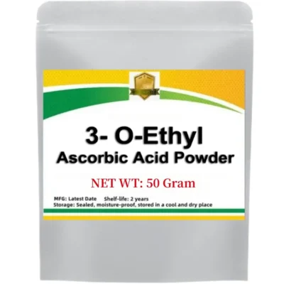 High Quality 3-o-ethyl Ascorbic Acid Powder For Whitening, Freckle Removing, And Antioxidant Cosmetics Materials