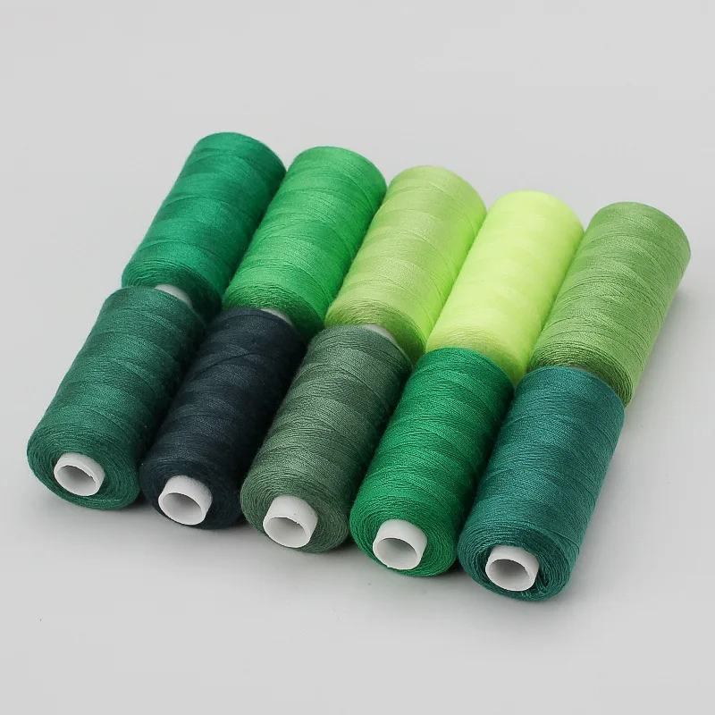 1 Set OF 10 Rolls Polyester 402 Sewing Thread For Manual and Mechanical Use, 400 Yards, DIY - Image 13