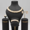 2024 Hot Selling Women's Gold Jewelry Fashion Necklace Bracelet Earrings Ring Accessories Personalized Christmas Gift - Image 2