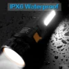 Multi-function Solar LED Flashlight Lanterna Outdoor Long Range Torch Emergency Power Bank LED Solar Flashlight - Image 5