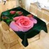 Plant Flower Leaves Coffee Table Runner Tablecloth Table Party Decoration Oilcloth on Table Protector Table Cloth Rectangular - Image 9