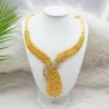 Women's 24K Gold 4-Piece Set with Diamond-Zircon, AU999 | Chiseled lotus with starlight inlay. - Image 4