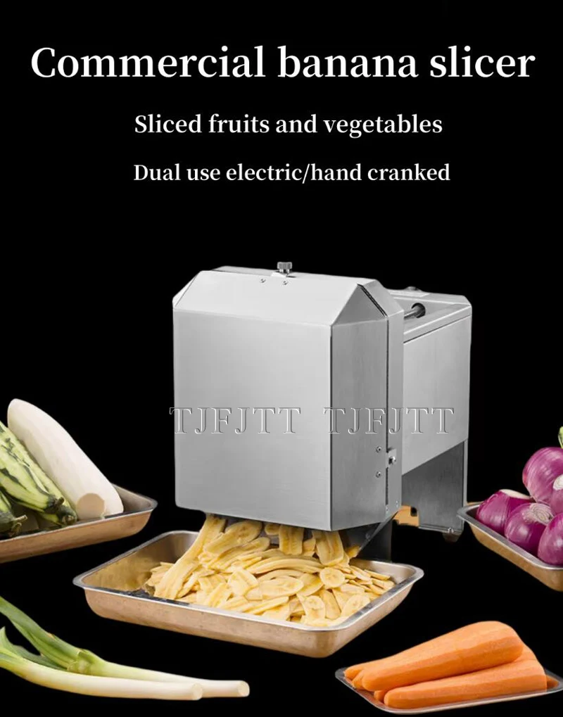 Electric Slicer Commercial Fruit And Vegetable Lemon Potato Radish Slicing And Vegetable Slicer Machine - Image 9