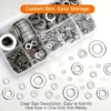 [:en]360/580pcs 304 Stainless Steel Flat Washers Set, Perfect For Home Decor, Factory Repair, Kitchens, Shops & More[:ar]360/580pcs 304 Stainless Steel Flat Washers Set, Perfect For Home Decor, Factory Repair, Kitchens, Shops & More[:] - Image 4