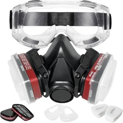 New 7-in-1/16-in-1 Black 6200 Dust Mask Half Face Respirator Spray Paint Organic Vapor Chemical Gas Filter Gas Mask Work Safety