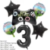 New Game On Theme Party Disposable Tableware Cup Plate Napkin Tablecloth Video Game Controller Birthday Balloon Banner Decor - Image 10