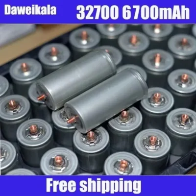 100% Original 32700 6700mAh 3.2V lifepo4 Rechargeable Battery Professional Lithium Iron Phosphate Power Battery with screw